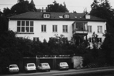 Neu gebautes Schulgebäude