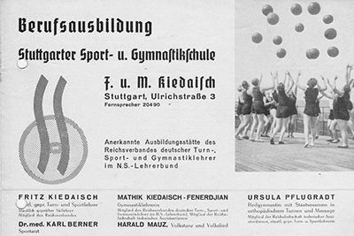 Die Gründung einer privaten Schule zur Ausbildung von Sport- und Gymnastiklehrerinnen